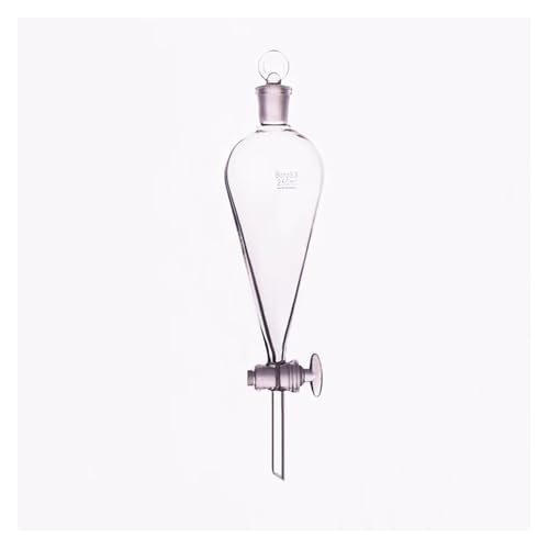 Entonnoir en forme de poire pour laboratoire matériel de chimie avec valve 250ml