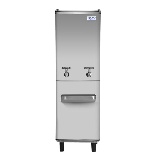 Image of Voltas 40 Liter Plain and Cold Stainless Steel Water Cooler FSS4080NCW, Silver