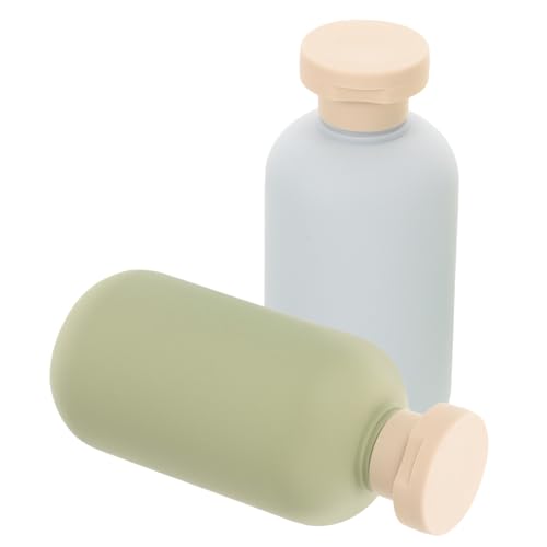 PACKOVE 2 Piezas botella para lavar aguacate envases de champú y acondicionador de viaje Fragancia botellas de viaje de plástico dispensador de baño Educación física