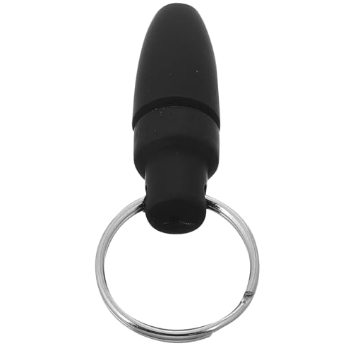 TOYZFRIENDY Poinçon à Cigares Portable Noir en Acier Inoxydable Anneau Porte-Clés Outil Multifonction pour Perforation Précise et Préparation de Cigares Accessoire de Plein Air Compact et