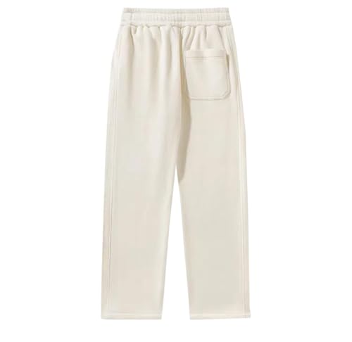 Men's Wide-Leg Straight-Leg Long Pants, Thermal Trousers