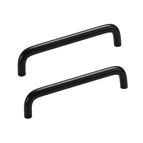 Paquete de 2 tiradores for armario de cocina, color negro, dorado y blanco, de aleación de aluminio, con orificios for instalar.(Black (pitch 224mm))