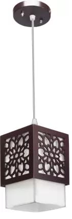 Hanging Light Star Design Wooden for Living Room, Dining Room, Hall, Kitchen BULBNOT Included (Brown Colour) (Pack OF1)-image-17