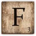 K&L Wall Art 3D Letras decorativas de madera de abedul 10cm letra grande cartel de madera conjunto con 12 piezas 60 x 60 cm