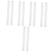 FRCOLOR 10 Pcs Wiper Strip Squeegee for Shower Glass Door Shower Squeegee Replacement Blade Squeegee Rubber Strip Silicone Squeegee Replacement Car Gift Man Window White