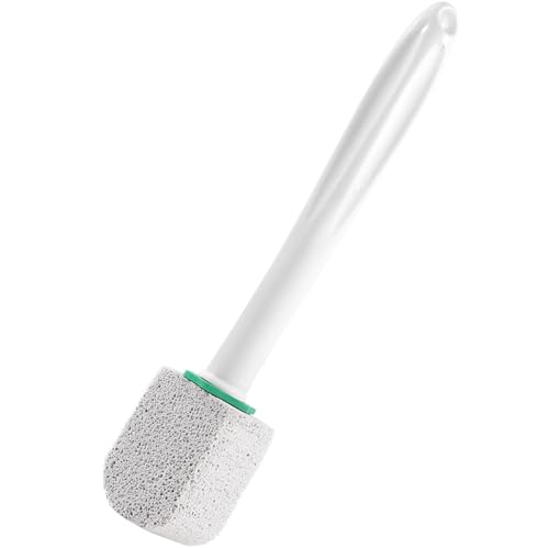 5 Piezas Piedra pómez para Limpiar Inodoros - Pumice Stone Toilet con 1 Reutilizable Mango, Limpiador de Inodoro contra Cal y Sarro Persistente, Piedra Pómez para WC, Fregaderos de Cocina y Lavabos
