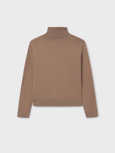Mayoral Basic Knitting Turtleneck for Girls Camel2
