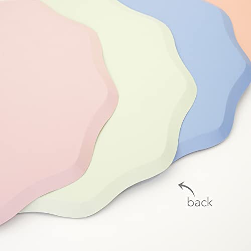 Meri Meri Ditsy Floral Paper Plates (Pack of 12), Disposable Plates for Party, Ditsy Floral Plates Available as Paper Dinner Plates & Side Plates with Wavy Edges