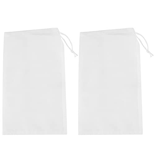 BUBEFSKD Bolsa De Filtro Nailon Malla Fina Bolsas Gasa Reutilizables para Leche Soja Y Almendras Colador Yogur Nueces para Hogar Cocina Té Jugo Café Colador