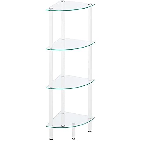mDesign Étagère d'angle 4 niveaux Cover