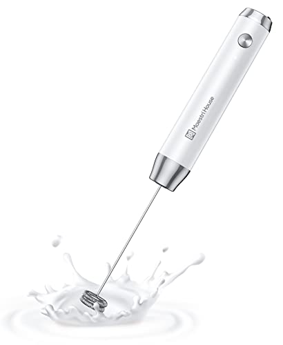 Maestri House Rechargeable Milk Frother, LunaFro NS Handheld Electric Foam Maker Waterproof Detachable Stainless Steel W - Detailed View