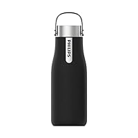 Philips Water GoZero Smart UV Bottle, Nero Large
