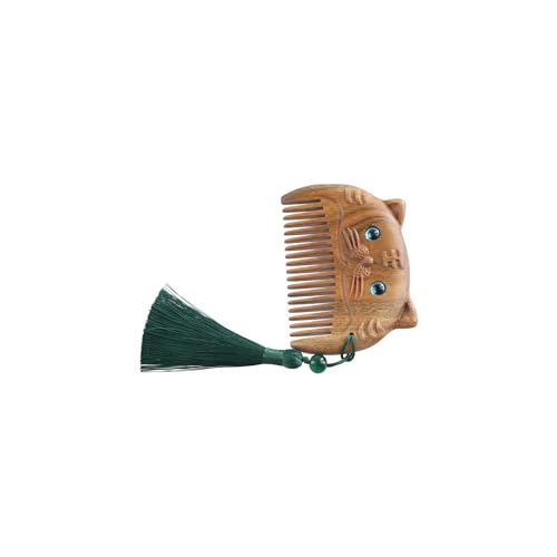 Peine de madera pequeño con masaje para cabello y bolsillo miniatura 6