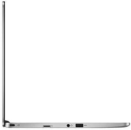 ASUS Chromebook Laptop- 15.6" HD Anti-Glare NanoEdge Display, Intel Dual Core Celeron N3350 Processor, 4GB RAM, 64GB eMMC, 180 Degree Hinge, Chrome OS- C523NA-BCLN6 Silver