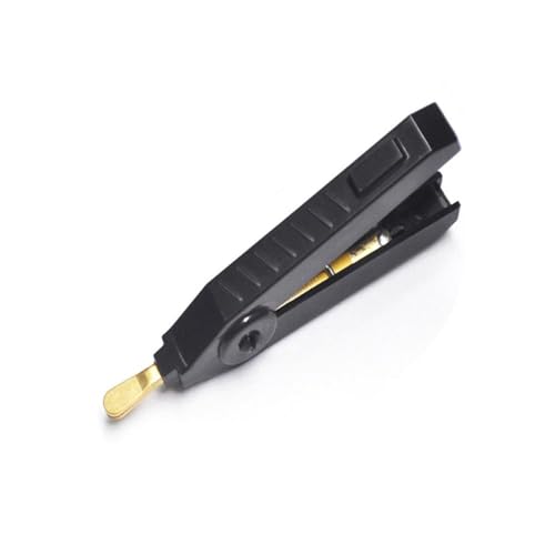 SagaSave Insulated Alligator Clips Durable Battery Electric Test Lead Clips Probe Alligator Clamps, for Testing Instruments Multimeters Voltage Detectors(Duckbill, Black)