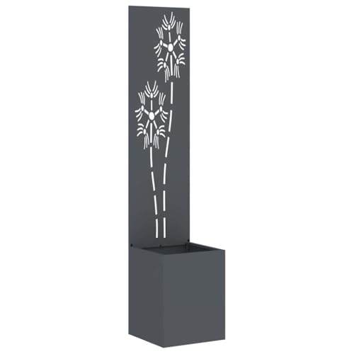 Écran de confidentialité anthracite compact 32x140cm toile résistante