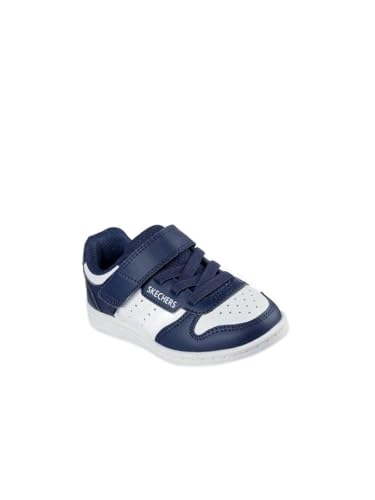 Skechers Quick Street, Zapatillas Niños, Azul Marino/Blanco (Navy White), 4 UK Child