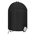 22 Inch Charcoal Kettle Grill Cover for Weber Grill, for Weber 22 Inch Master Touch Charcoal Grill, 600D Heavy Duty Waterproof Replacement for 7150, Outdoor BBQ Covers