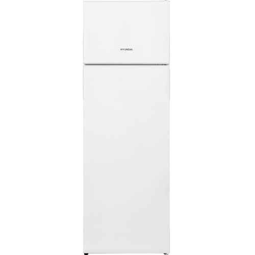 Hyundai Frigorífico 2 Puertas Blanco HF165500E. Capacidad 243 Litros, Puerta Reversible, Bajo Nivel Sonoro, Eficiencia Energética Clase E