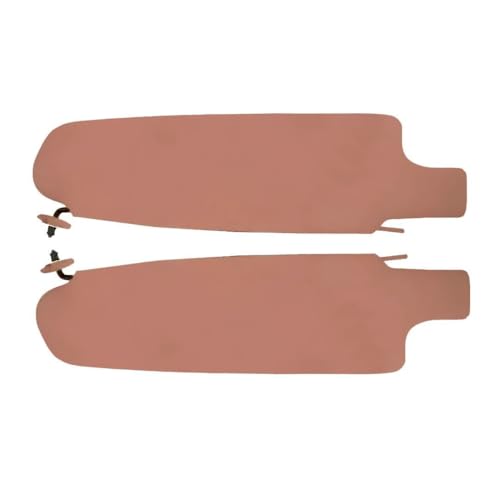 for VW T2 Sun Visor Pair Vinyl for Bay Window Camper Bus Type 2 1968–1979 | Classic Interior Restoration Accessory | Fits T2A T2B | 5 Color Options (Brown)