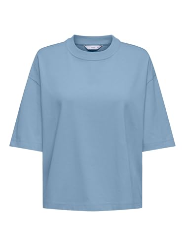 T-Shirt à Coupe Normale Femme Only Onllara Boxy Tee JRS Col Rond Manche Courte