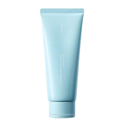 Image of LANEIGE Water Bank Hyaluronic Acid Cleansing Gel Foam | Hydrating Facial Cleanser with Hyaluronic Acid | Gentle Formula for Clean, Refreshed Skin | Korean Skincare Essential-150ml