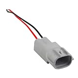 ARETV 1/5/10/20 Sets Of 2-pin 90980-11168 Automotive Wire Harness Plugs 7283-7526-30 Compatible Connectors 1JZ 2JZ 1UZ 3UZ(2p male,20 sets)