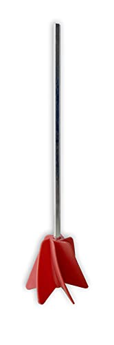 Teal Turtle Paint Mixer For Drill - 14 Inch Mixing Paddle For 5 Gallon Buckets – Works With Most Viscous Fluids - Paint, Stain, Coating, Epoxy, Wall Texture & Adhesive