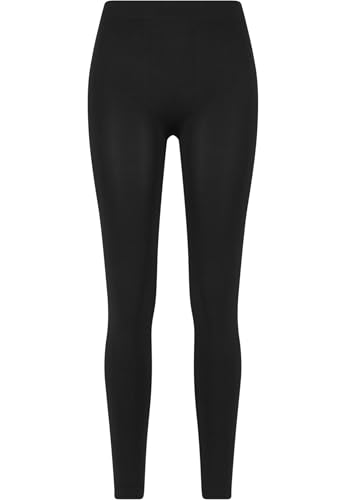 Urban Classics Ladies PA Leggings Mujer Leggins Negro S 92% Nylon, 8% Elastán