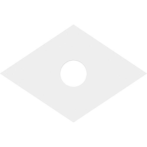 Image of Ekena Millwork CMP22X14DD-04000 Diamond Architectural Grade PVC Contemporary Urethane Ceiling Medallions 22 inchW x 14 5 /8 inchH x 4 inchID x 7 3 /4 inchC x 1 inchP