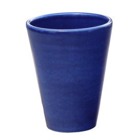 Saller amphiro Azur 98619710  Maceta redonda de gres en color azul