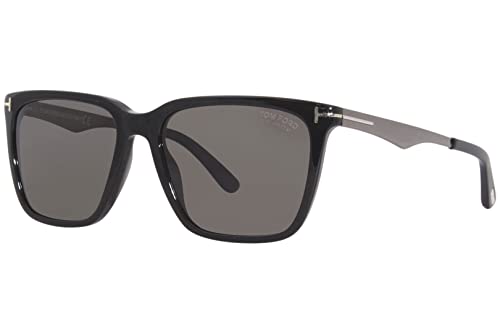 Tom Ford GARRETT FT 0862 Shiny Black/Grey 56/17/145 men Sunglasses