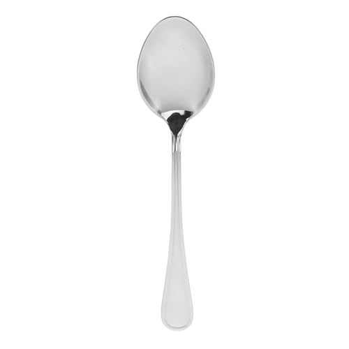 KICHOUSE Large Steel Spoons Stainless Steel Serving Spoon Multi-functional Kitchen Utensil