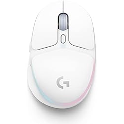 Teclado Logitech Recargable Logitech G G705 Ratón Inalámbrico Para Gaming, Iluminación LIGHTSYNC RGB Personalizable, Inalámbrico LIGHTSPEED, Conectividad Bluetooth, Ligero, PC/Mac/Portátil - Blanco