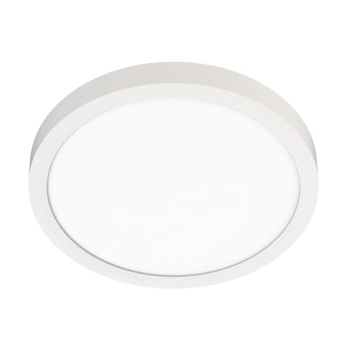 Juno JSF 11IN 13LM SWW5 90CRI 120 FRPC WH M6 SlimForm LED Surface Mount Downlight, Switchable Color Temperature, Round, 11 Inch
