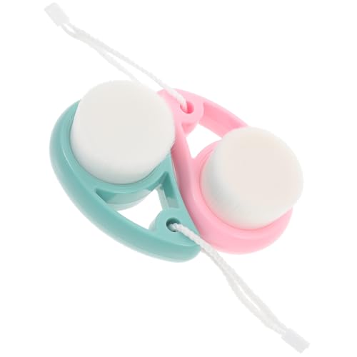 Vaguelly 2Piezas Cepillos De Limpieza Facial Suave y Portátil Depurador Facial Para Limpieza Profunda y Cuidado Para Eliminar Maquillaje y Suciedad