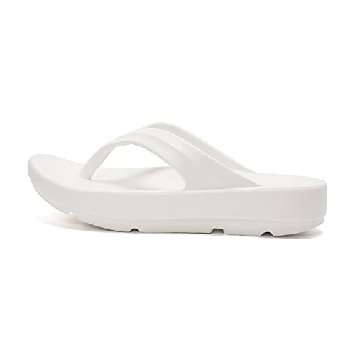 Image of FUNKYMONKEY Women's Comfort Flip Flops with Arch Support - Lightweight EVA Thong Sandals for Walking, Beach, and Daily Wear - Cushioned Footbed & Anti-Slip Sole