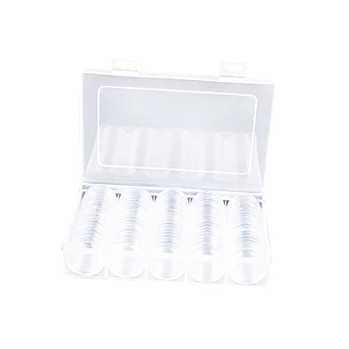 2 sets caja de almacenamiento para monedas portátil