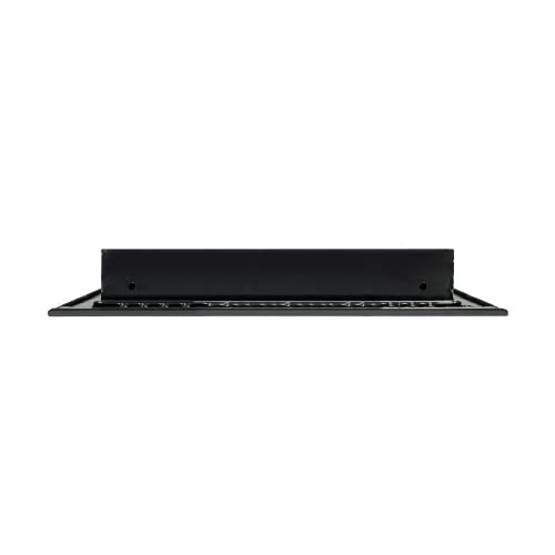 BUILDMART - 12x10 Modern AC Vent Cover - Decorative Black Air Vent - Standard Linear Slot Diffuser - Register Grille for Ceiling, Walls & Floors - Texas Buildmart by BUILDMART - Used condition - Image 3