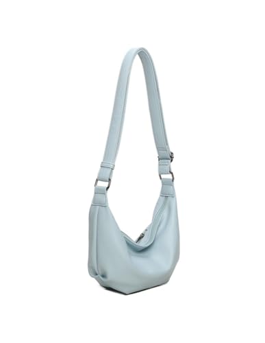 Sac Bandoulière Léger Zippé Inès Delaure Multi-Poches Bleu Ciel