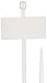 NSI - 818H-ID Identification Marker Horizontal Cable Tie, 18lbs Tensile Strength, 2" Bundle Diameter, 1.18" x 0.590" Marker, 0.100" Width, 8" Length