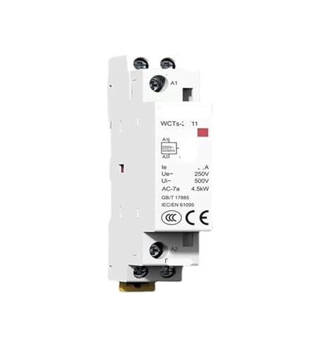 Contacteur automatique rail DIN 230V 1P 20A 2NO pour tableau modulaire