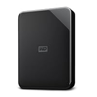 WD 5 TB Elements AE Tragbare Externe Festplatte, SuperSpeed USB 3.2 Gen 1/USB 3.0, Plug-and-Play-Erweiterung, Formatiert für Windows, Schwarz