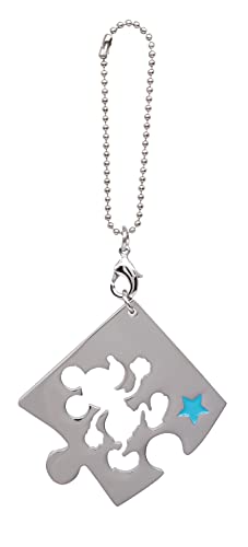 Mickey Mouse Puzzle Pewter Key Ring