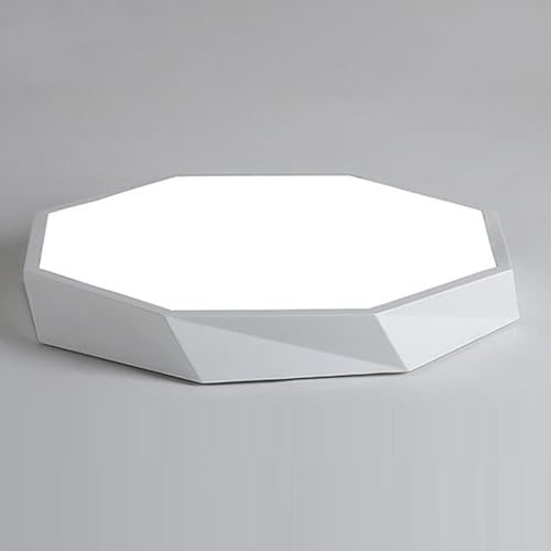 KNBVFHG Lámpara de techo Macaron Nórdico Estilo Americano Luz Plana Hogar Lámpara de techo de atenuación Tricolor Instalación Semiempotrada Lámpara de techo LED Usada en el Dormitorio