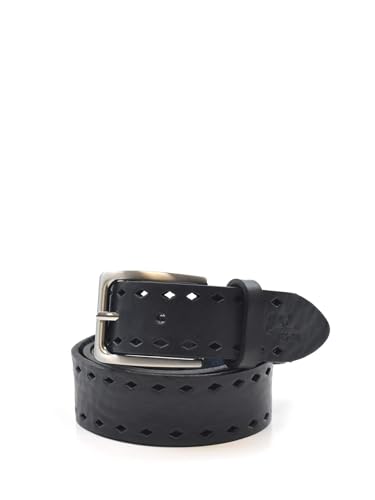 Ceinture noire homme Yes-zee X710 vr00 en finitions haute qualité