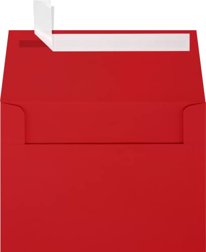 A6 enveloppes d'invitation rouge rubis pour faire-part créatifs et enveloppe de carte de vœux