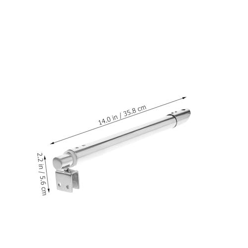 Fixation panneau douche anti vibration barre rigide pour paroi en verre
