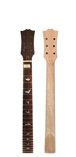 Manche de guitare en acajou et palissandre lutherie 22 frettes