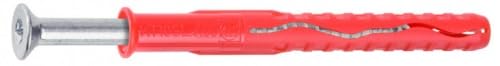 Rahmendübel 10x200mm F90 Brandschutzdübel mit TX-40 Senkkopfschraube | ETA-zertifizierter Fassadendübel | 50 Stück – geprüfter Brandschutz